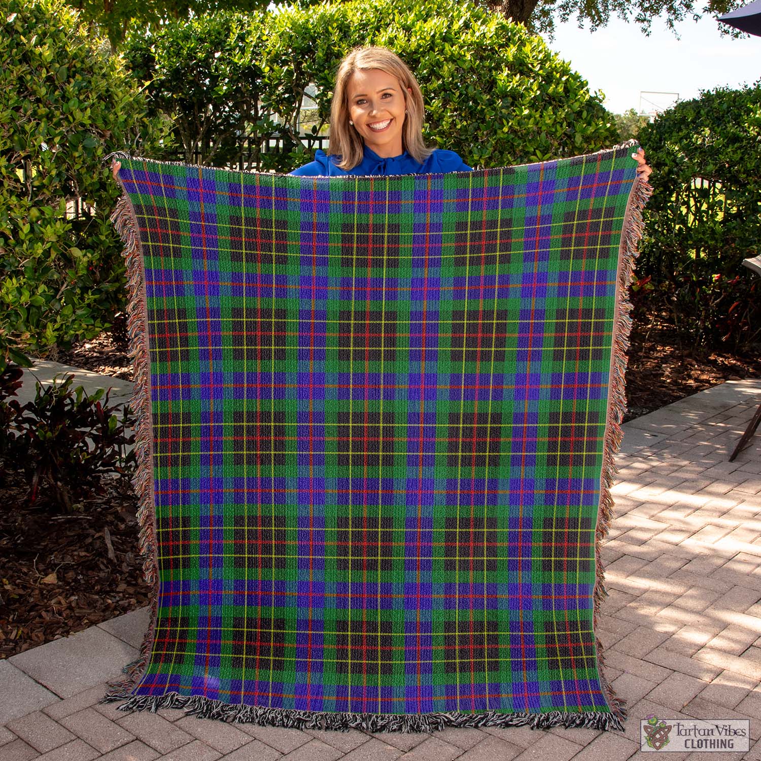 Brodie Hunting Modern Tartan Woven Blanket