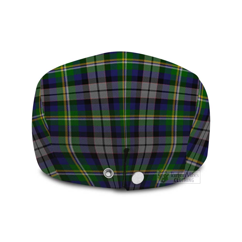 Abel Tartan Jeff Cap, Tartan Flat Cap - Tartan Vibes Clothing