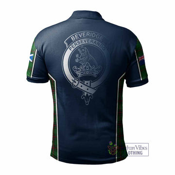 (Customer's Request) Beveridge Tartan Men's Polo Shirt with Lion Rampant Vibes Sport Style and New Zealand Coat of Arms Inspired