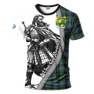 Barnes Tartan Clan Coat of Arms T-Shirt with Highlander Warrior Celtic Style Kid's Shirt - Tartan Vibes Clothing