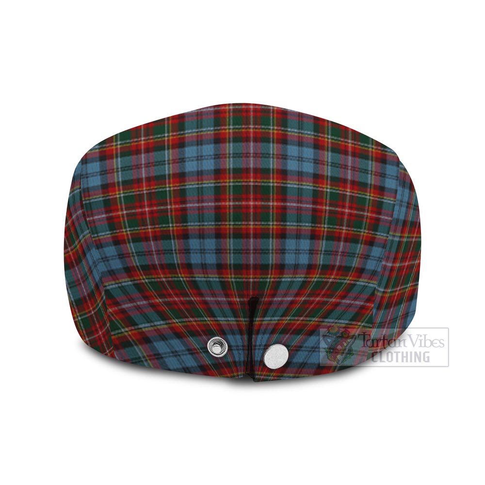 Dykes Tartan Jeff Cap, Tartan Flat Cap - Tartan Vibes Clothing