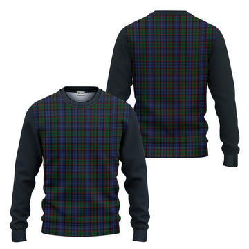 Fletcher Tartan Accent Knitted Sweater Unisex - Tartan Vibes Clothing