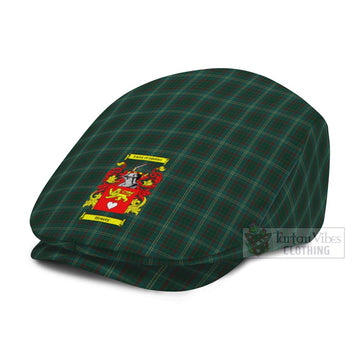 Hearty Coat of Arms Argmagh Tartan Flat Cap, Tartan Jeff Cap - Tartan Vibes Clothing