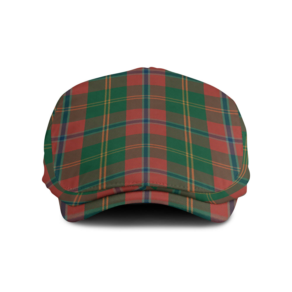 Hutcheson Tartan Jeff Cap, Tartan Flat Cap Jeff Hat - Tartan Vibes Clothing