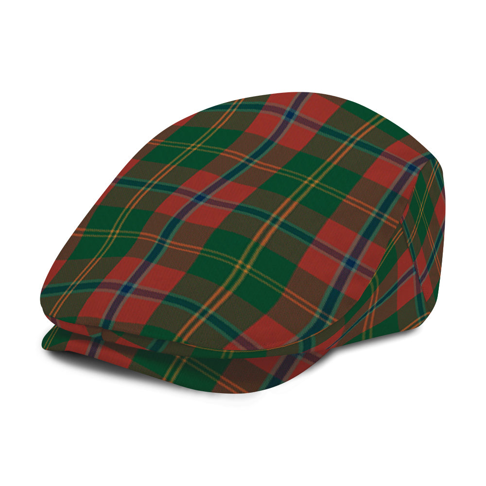 Hutcheson Tartan Jeff Cap, Tartan Flat Cap - Tartan Vibes Clothing