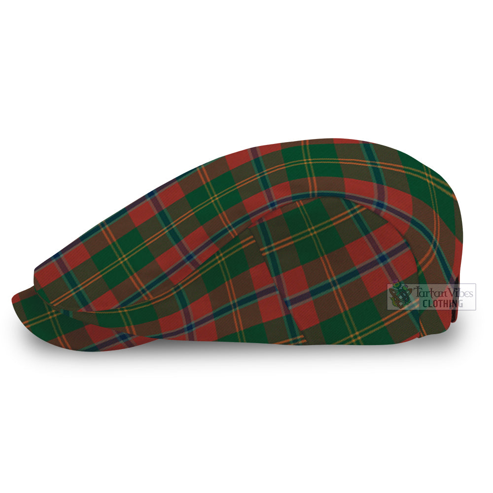 Hutcheson Tartan Jeff Cap, Tartan Flat Cap - Tartan Vibes Clothing