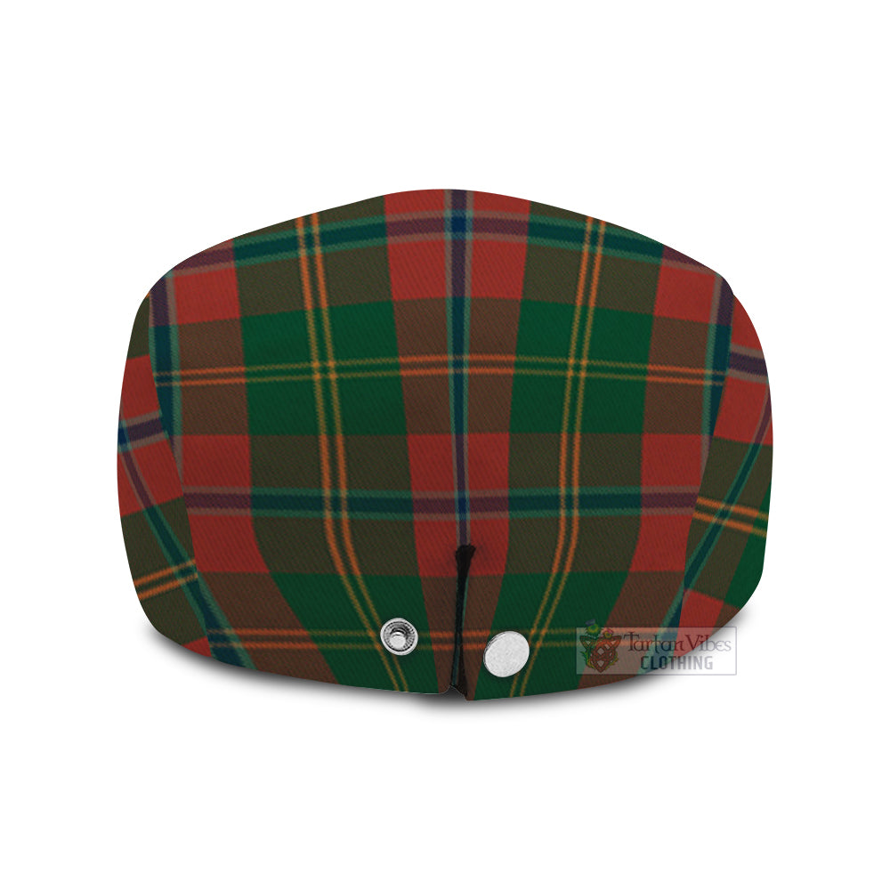 Hutcheson Tartan Jeff Cap, Tartan Flat Cap - Tartan Vibes Clothing