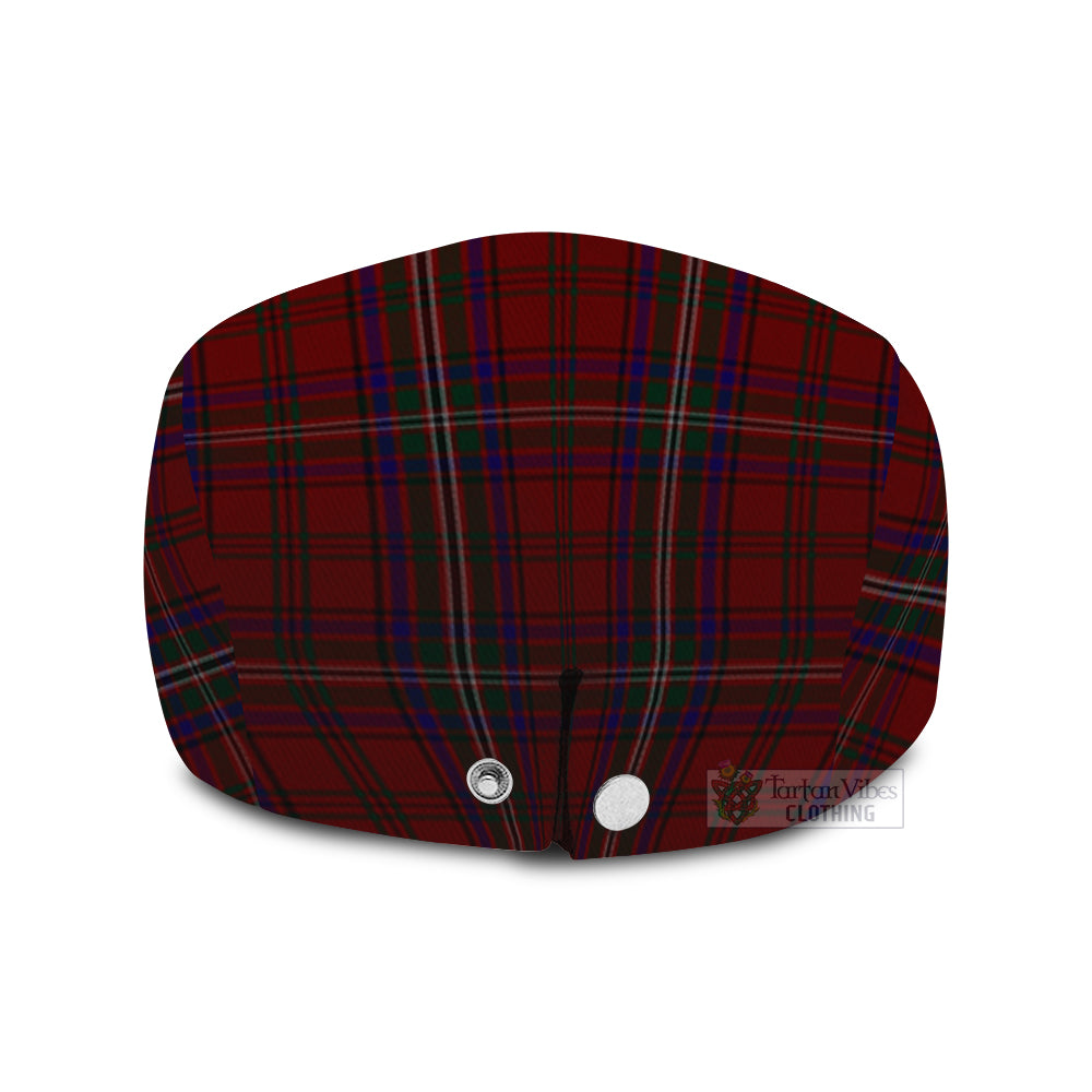 McClure Tartan Jeff Cap, Tartan Flat Cap with Family Crest - Tartan Vibes Clothing