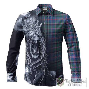 (Customer's Request) Cooper Tartan Long Sleeve Button Shirts Roaring Lion Heritage Men's Shirt - Tartan Vibes Clothing