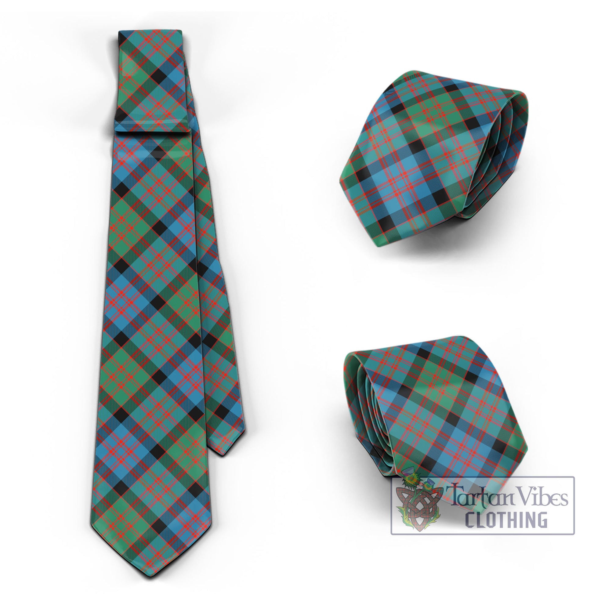 MacAlaxander Tartan Classic Necktie Cross Style Necktie One Size - Tartan Vibes Clothing