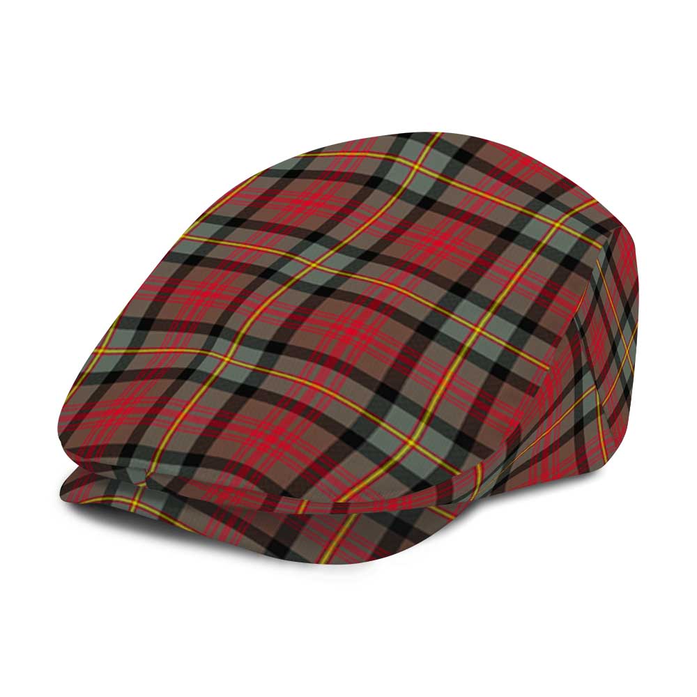MacLennan Weathered Tartan Jeff Cap, Tartan Flat Cap - Tartan Vibes Clothing