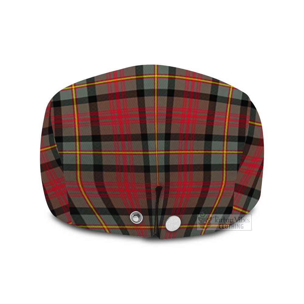 MacLennan Weathered Tartan Jeff Cap, Tartan Flat Cap - Tartan Vibes Clothing
