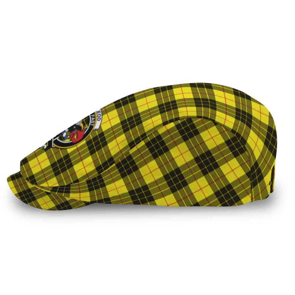 MacLeod (McLeod) Family Crest Tartan Jeff Cap, Tartan Flat Cap - Tartan Vibes Clothing