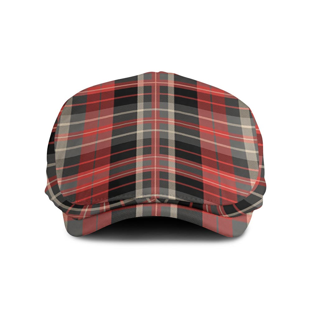 Macdonald of Sleet Tartan Jeff Cap, Tartan Flat Cap Jeff Hat - Tartan Vibes Clothing