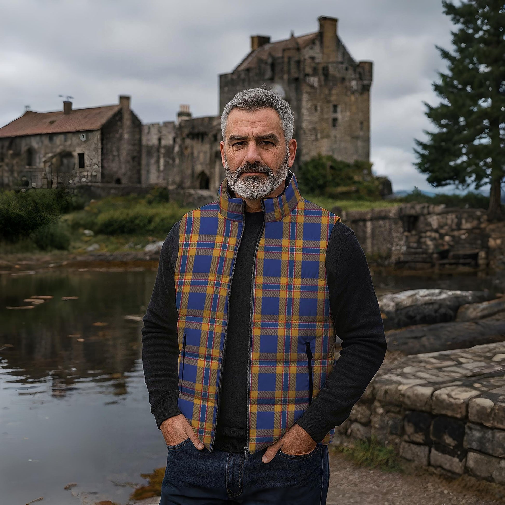 McCann Tartan Sleeveless Puffer Jacket Unisex - Tartan Vibes Clothing