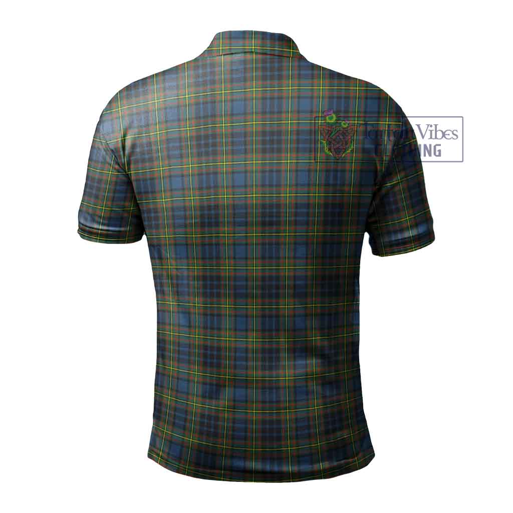 (Customer's Request) McLellan Ancient Tartan Polo with Chest Pocket - Tartan Vibes Clothing