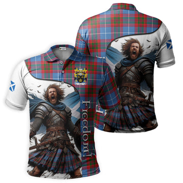 (Customer's Request) Edinbugh Tartan Polos with Best Coat of Arms Freedom Warrior Style Kid - Tartan Vibes Clothing