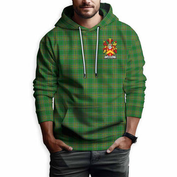 Abbott Irish Clan Tartan Hoodie with Coat of Arms