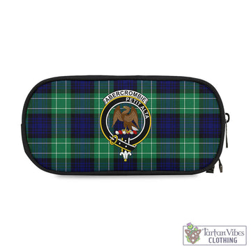 Abercrombie Tartan Pen and Pencil Case with Family Crest