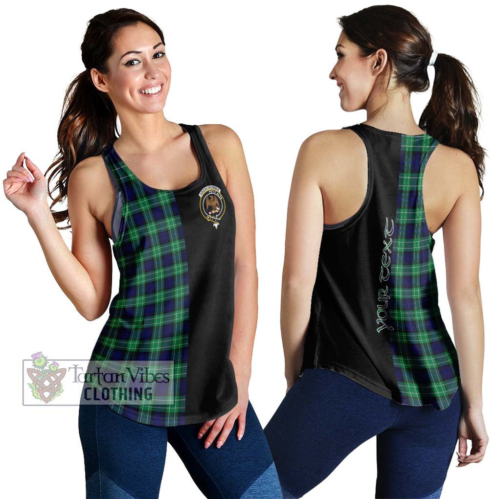 Abercrombie Tartan Women's Racerback Tanks with Family Crest and Half Of Me Style 4XL - Tartanvibesclothing Shop