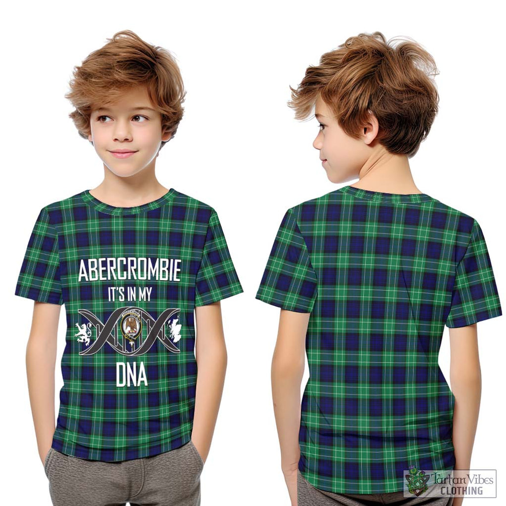 Abercrombie Tartan Kid T-Shirt with Family Crest DNA In Me Style Youth XL Size14 - Tartanvibesclothing Shop