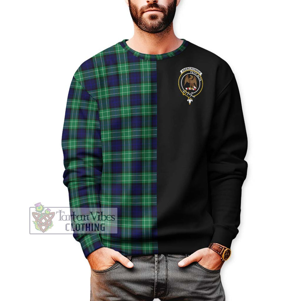 Abercrombie Tartan Sweatshirt with Family Crest and Half Of Me Style Unisex - Tartanvibesclothing Shop