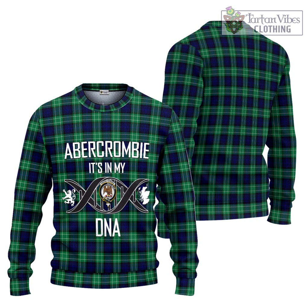 Abercrombie Tartan Knitted Sweater with Family Crest DNA In Me Style Unisex - Tartanvibesclothing Shop