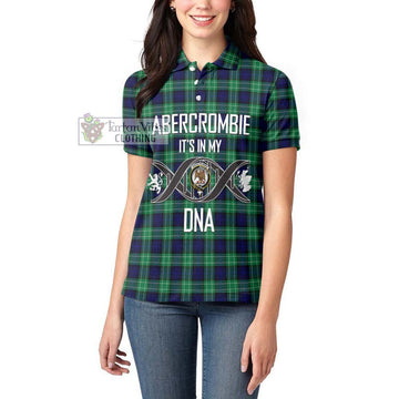 Abercrombie Tartan Women's Polo Shirt with Family Crest DNA In Me Style