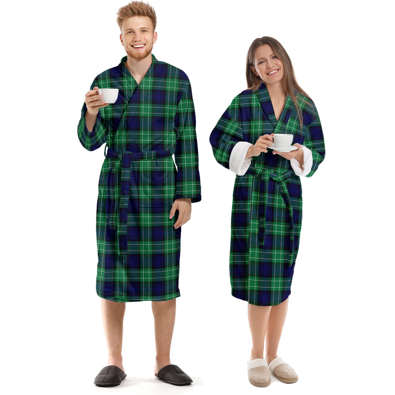 Abercrombie Tartan Bathrobe Unisex S - Tartan Vibes Clothing