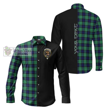 Abercrombie Tartan Long Sleeve Button Shirt with Family Crest and Half Of Me Style