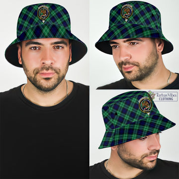 Abercrombie Tartan Bucket Hat with Family Crest