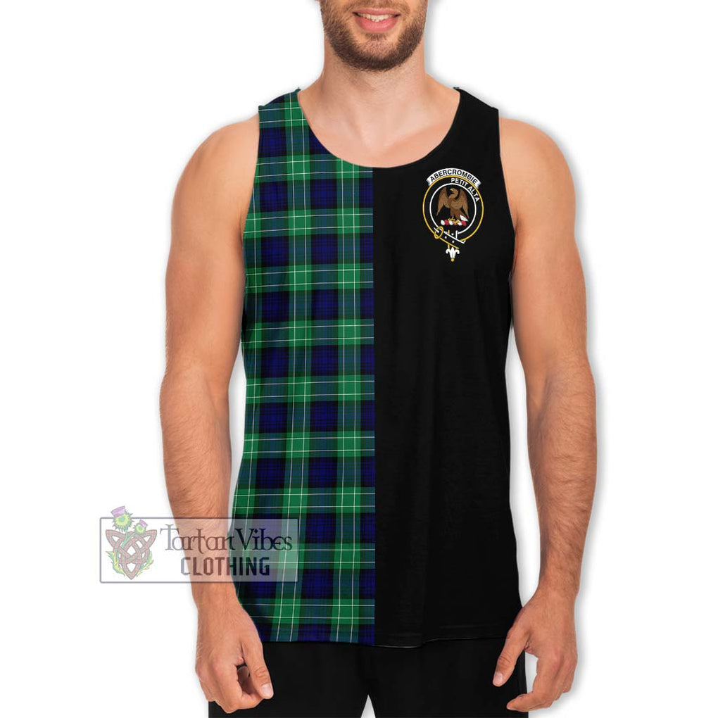 Abercrombie Tartan Men's Tank Top with Family Crest and Half Of Me Style Men - Tartanvibesclothing Shop