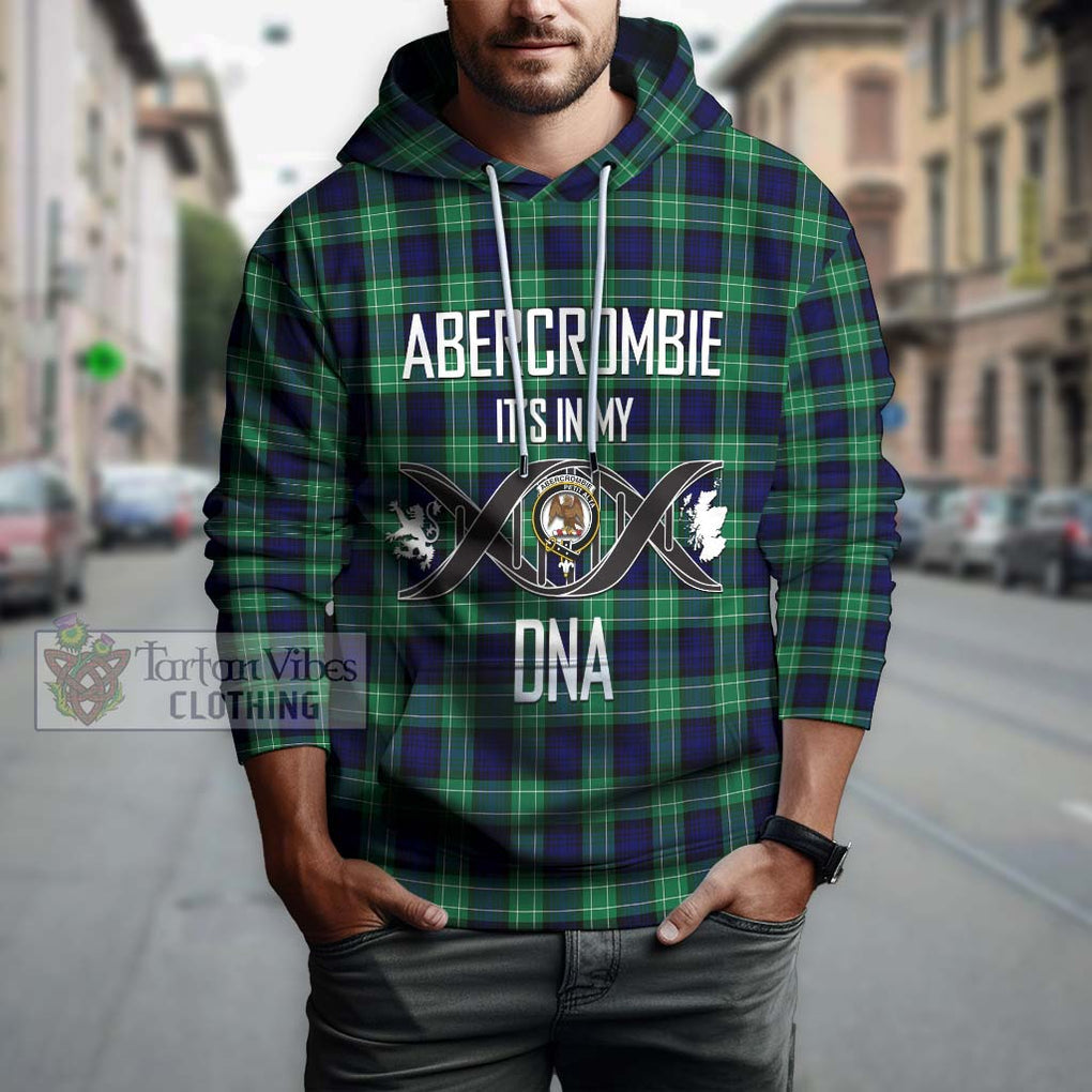 Abercrombie Tartan Hoodie with Family Crest DNA In Me Style Pullover Hoodie - Tartanvibesclothing Shop