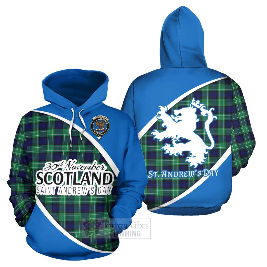 Tartan Vibes Clothing Abercrombie Family Crest Tartan Hoodie Celebrate Saint Andrew's Day in Style