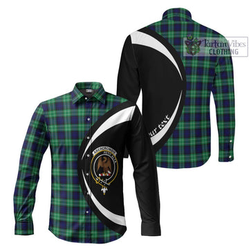 Abercrombie Tartan Long Sleeve Button Up with Family Crest Circle Style