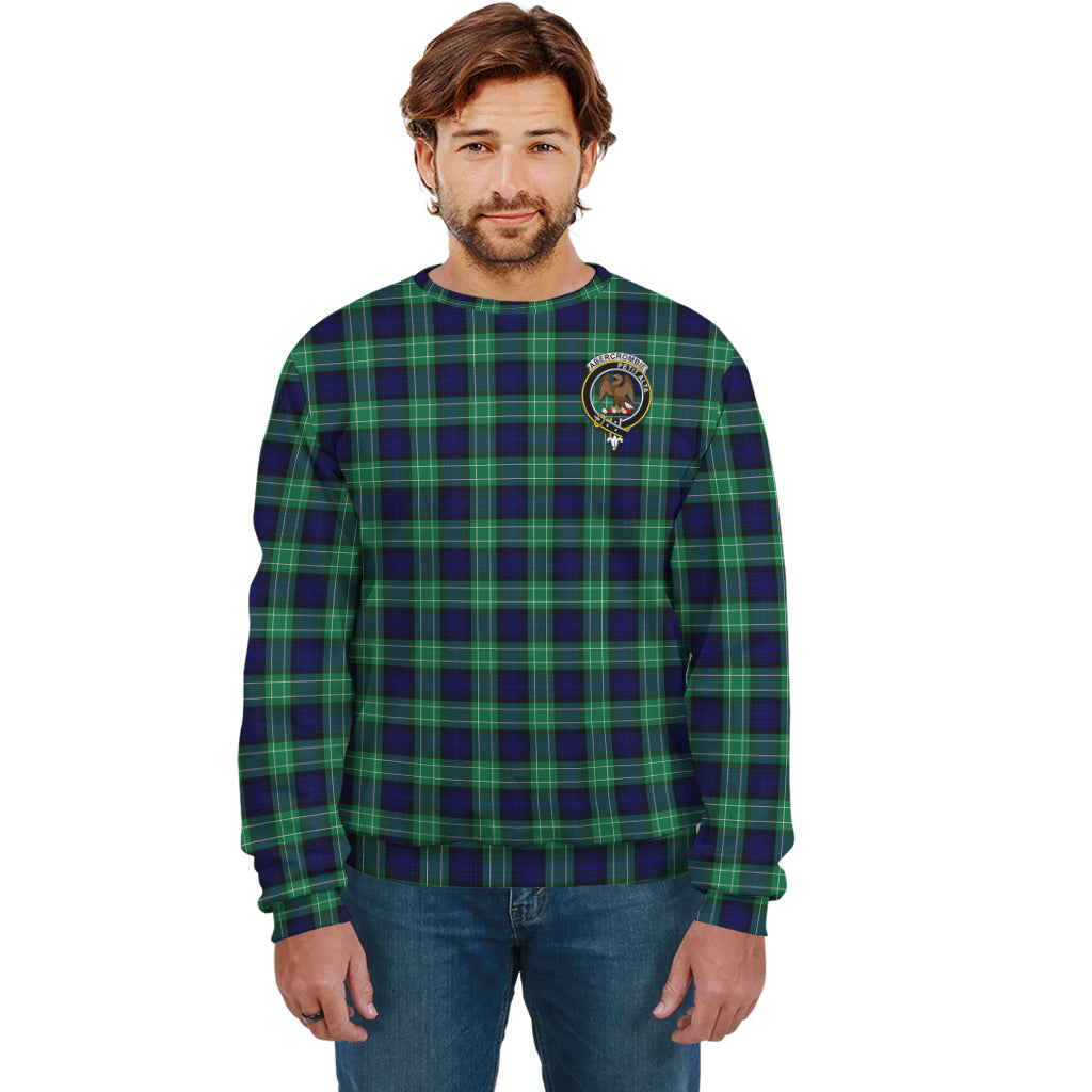 Abercrombie Tartan Sweatshirt with Family Crest Unisex - Tartanvibesclothing