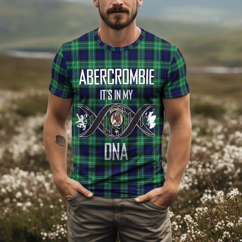 Abercrombie Tartan T-Shirt with Family Crest DNA In Me Style Kid's Shirt - Tartan Vibes Clothing