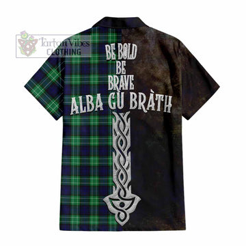 Abercrombie Tartan Family Crest Hawaiian Shirt Alba Gu Brath Be Brave Lion Ancient Style - Tartan Vibes Clothing