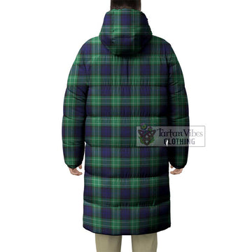 Abercrombie Tartan Long Down Jacket