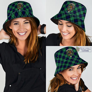 Abercrombie Tartan Bucket Hat with Family Crest