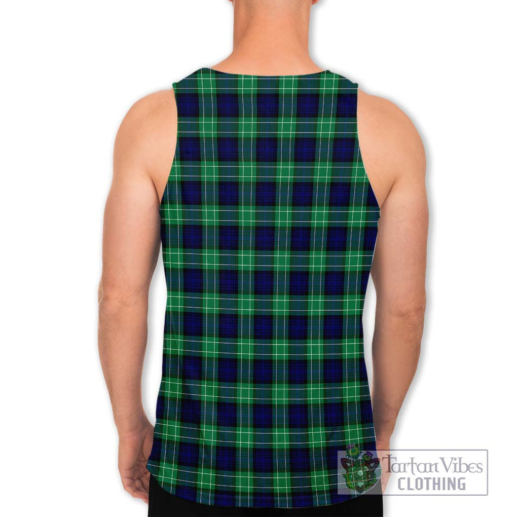 Abercrombie Tartan Men's Tank Top with Family Crest DNA In Me Style - Tartanvibesclothing Shop