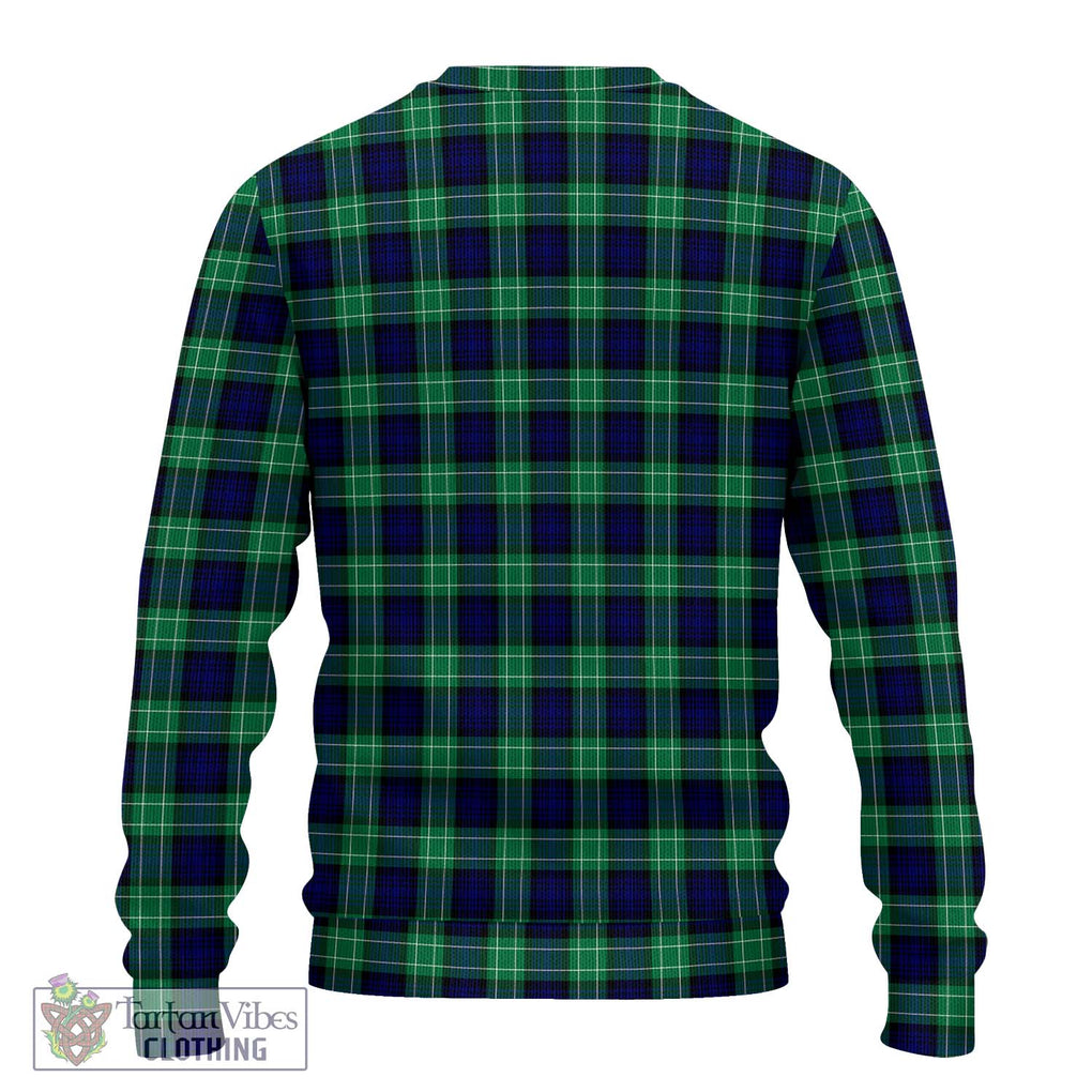 Abercrombie Tartan Knitted Sweater with Family Crest DNA In Me Style - Tartanvibesclothing Shop