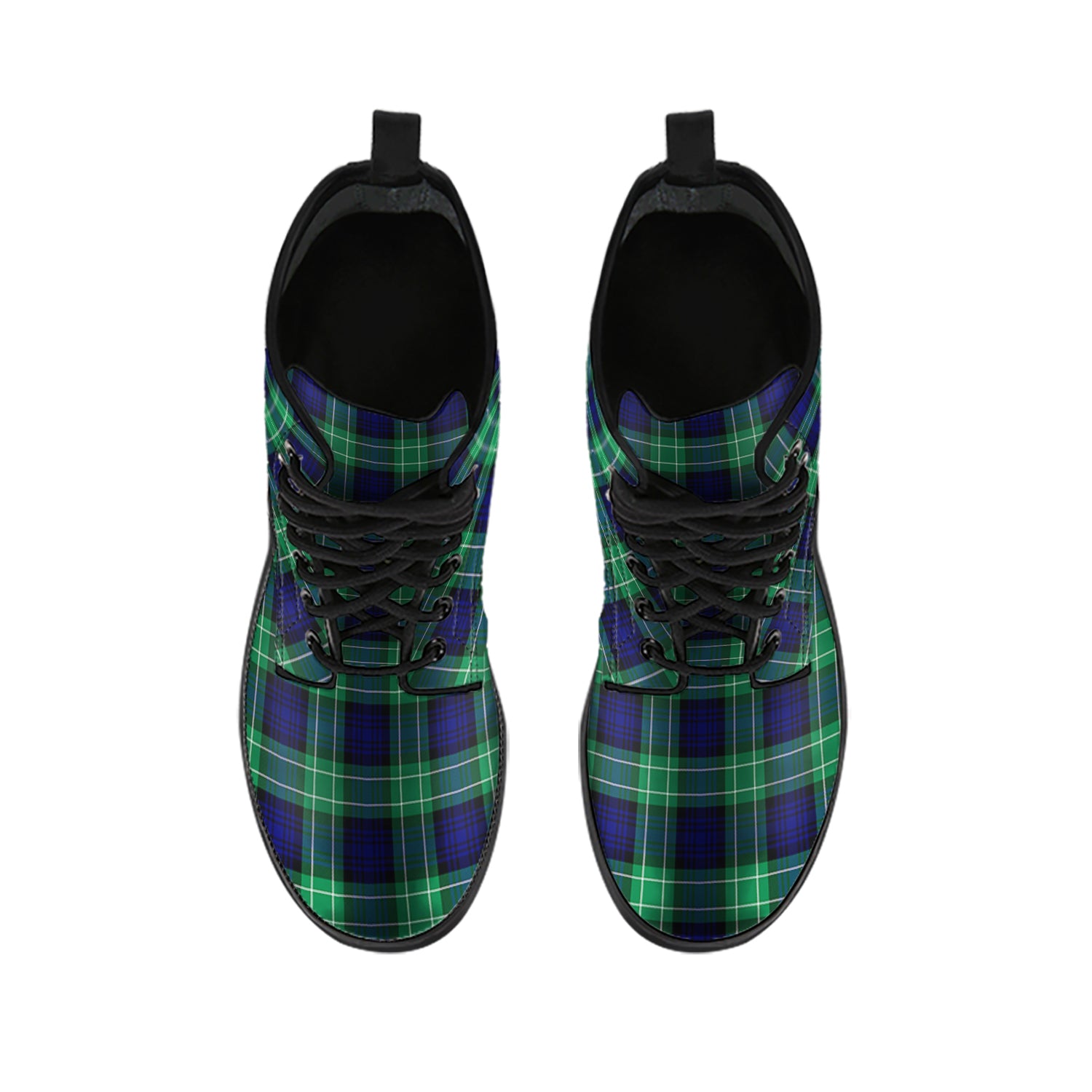 Abercrombie Tartan Leather Boots - Tartanvibesclothing