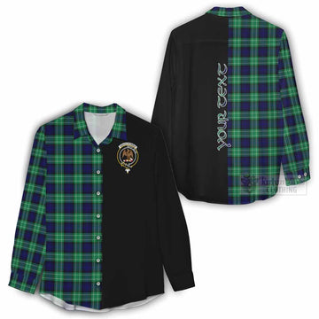 Abercrombie Tartan Women's Casual Shirt with Family Crest and Half Of Me Style