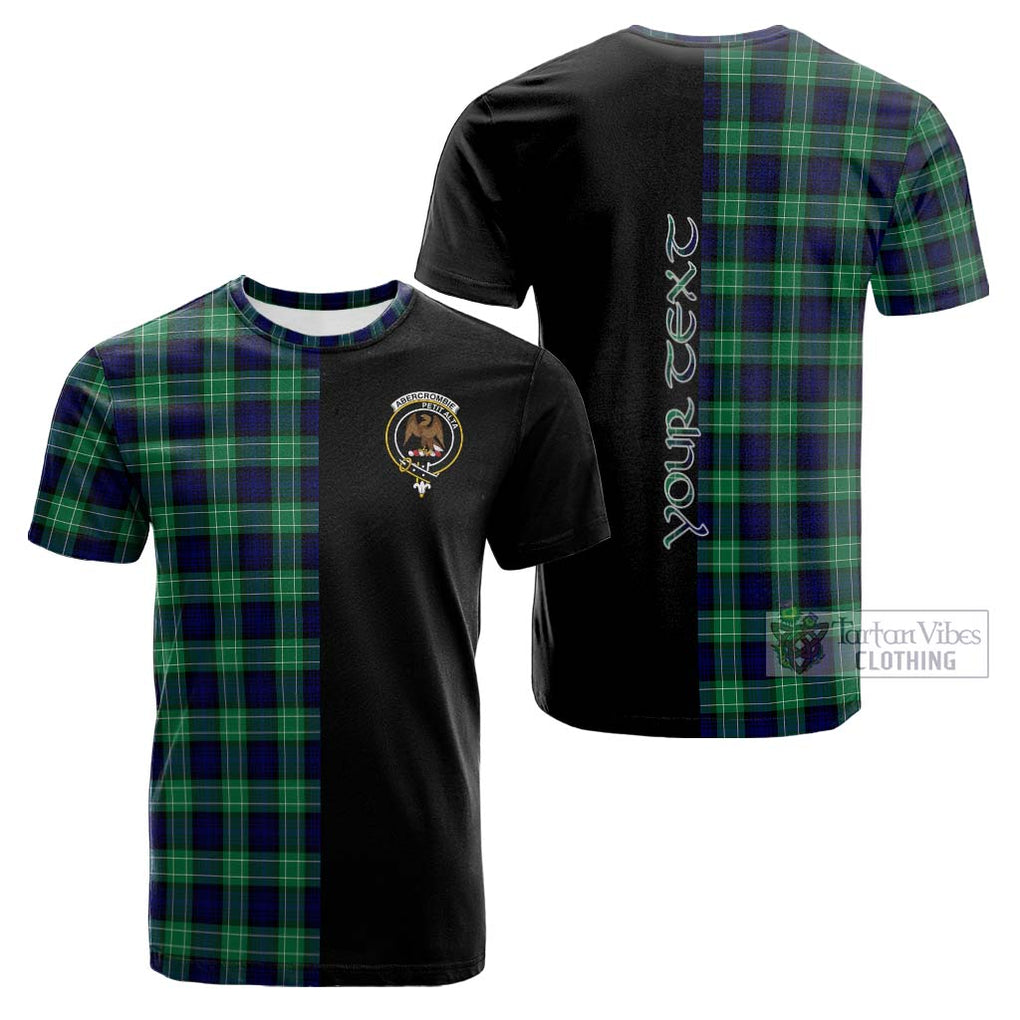 Tartan Vibes Clothing Abercrombie Tartan Cotton T-shirt with Family Crest and Half Of Me Style