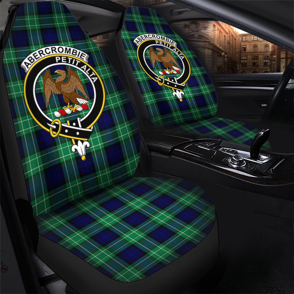 Abercrombie Tartan Car Seat Cover with Family Crest - Tartanvibesclothing