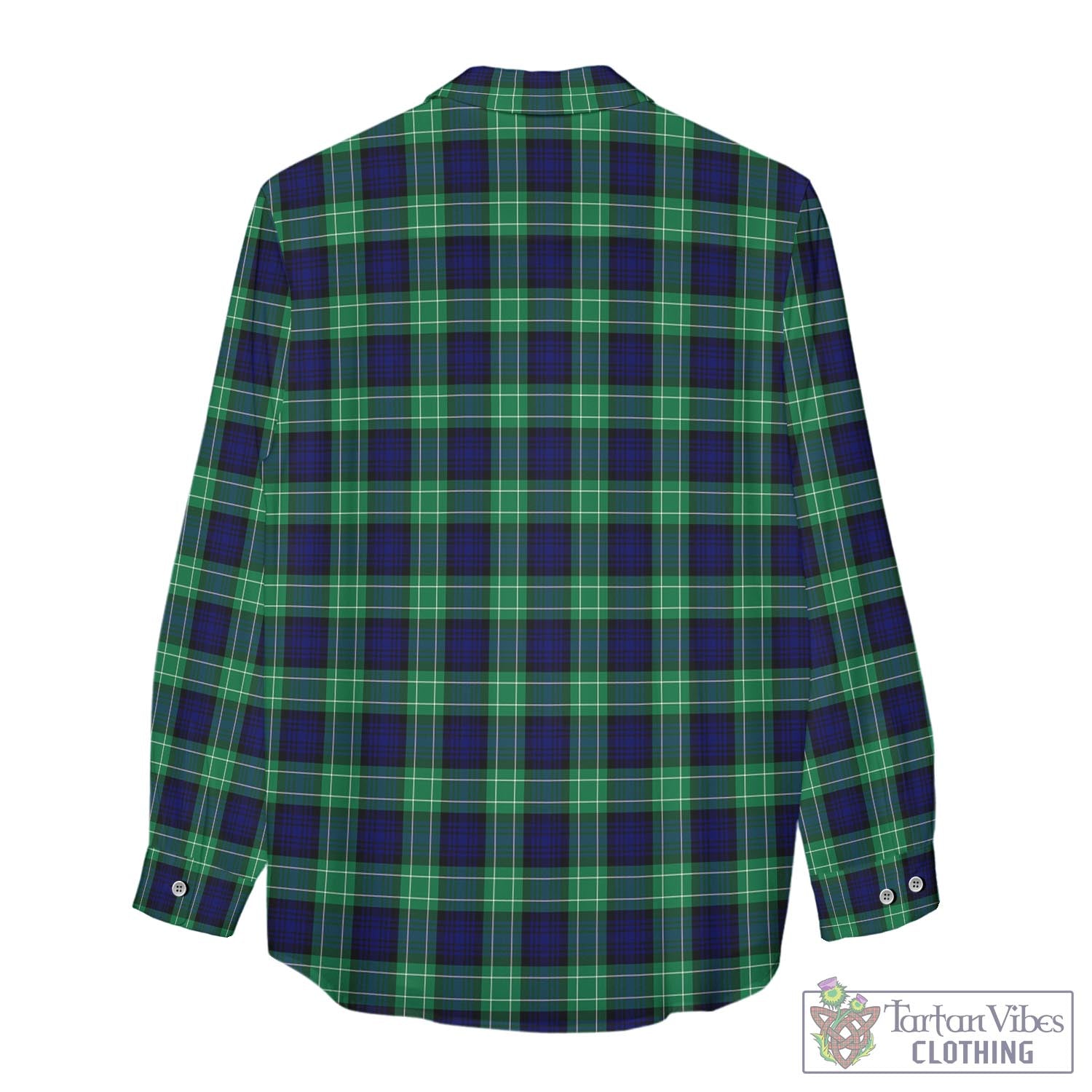 Tartan Vibes Clothing Abercrombie Tartan Womens Casual Shirt with Family Crest