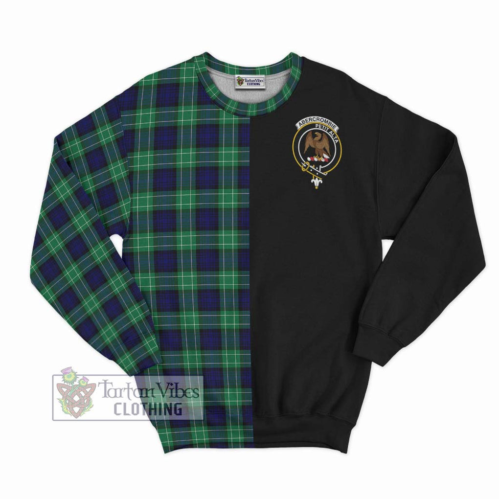 Abercrombie Tartan Sweatshirt with Family Crest and Half Of Me Style - Tartanvibesclothing Shop