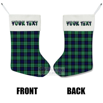 Abercrombie Tartan Christmas Stocking with Personalized Text