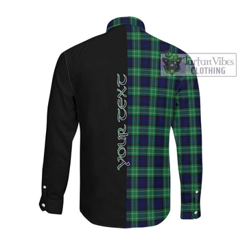 Abercrombie Tartan Long Sleeve Button Shirt with Family Crest and Half Of Me Style